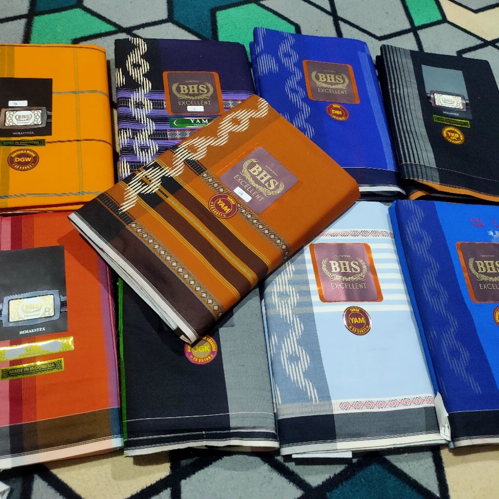 SARUNG BHS Classic gold TTD &excellent afkir (no bolong)termurah