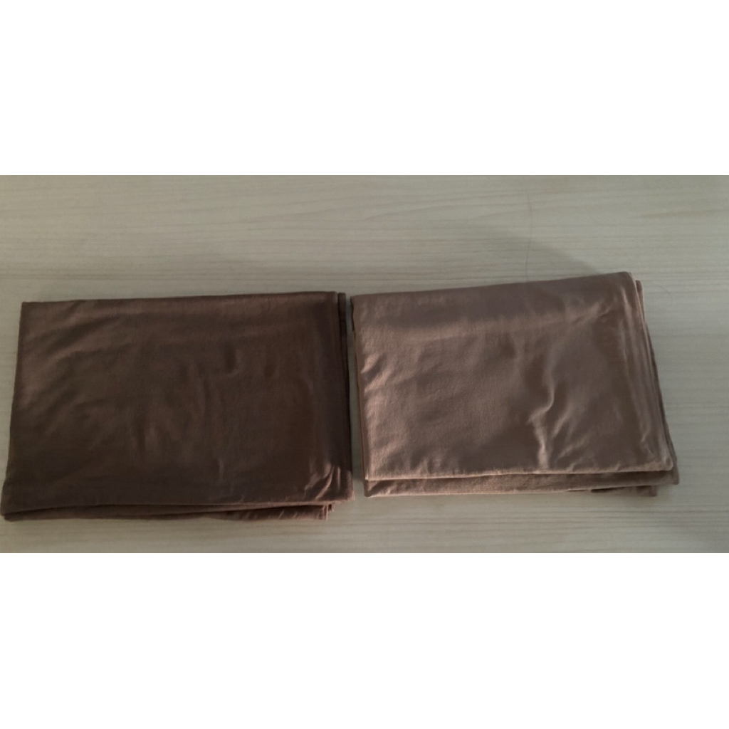Pashmina Kaos Taupe & Coklat