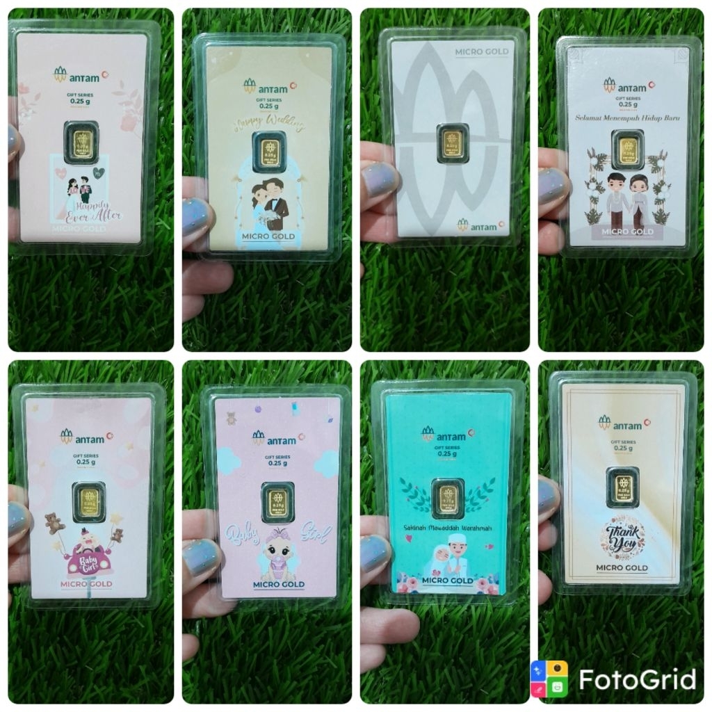 Antam X Hartadinata 0.25 gram series