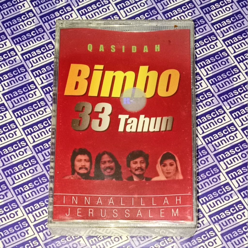 Kaset Pita Bimbo - Qasidah Bimbo 33 Tahun Innaalillah Jerussalem