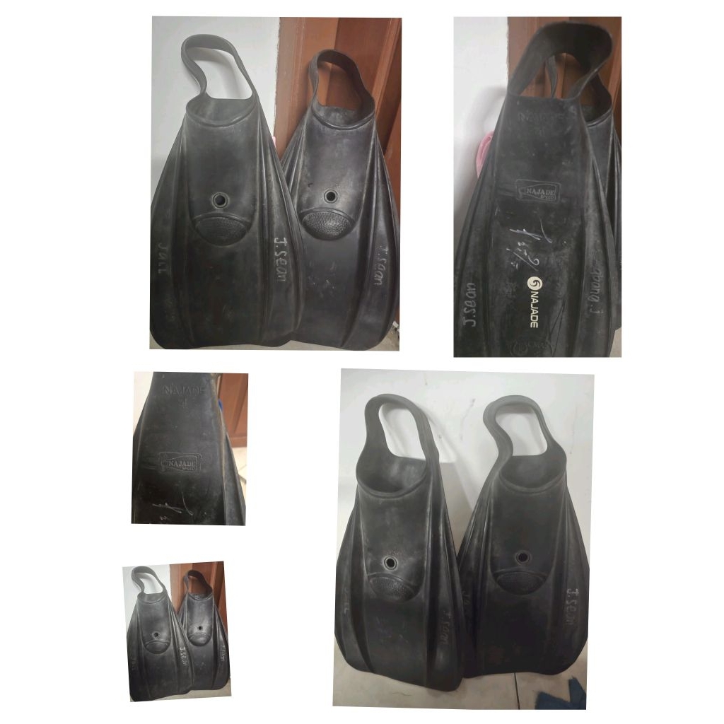 Alat Selam Najade - Najade Fins Second - Kaki Katak - Pernah Pakai - Power Fins