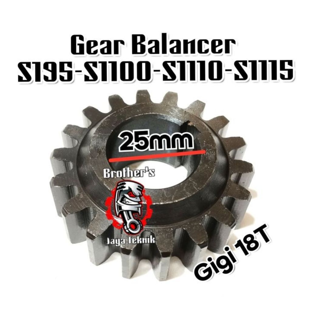 gear balancer / gigi bandul mesin diesel Dongfeng 12pk -24pk