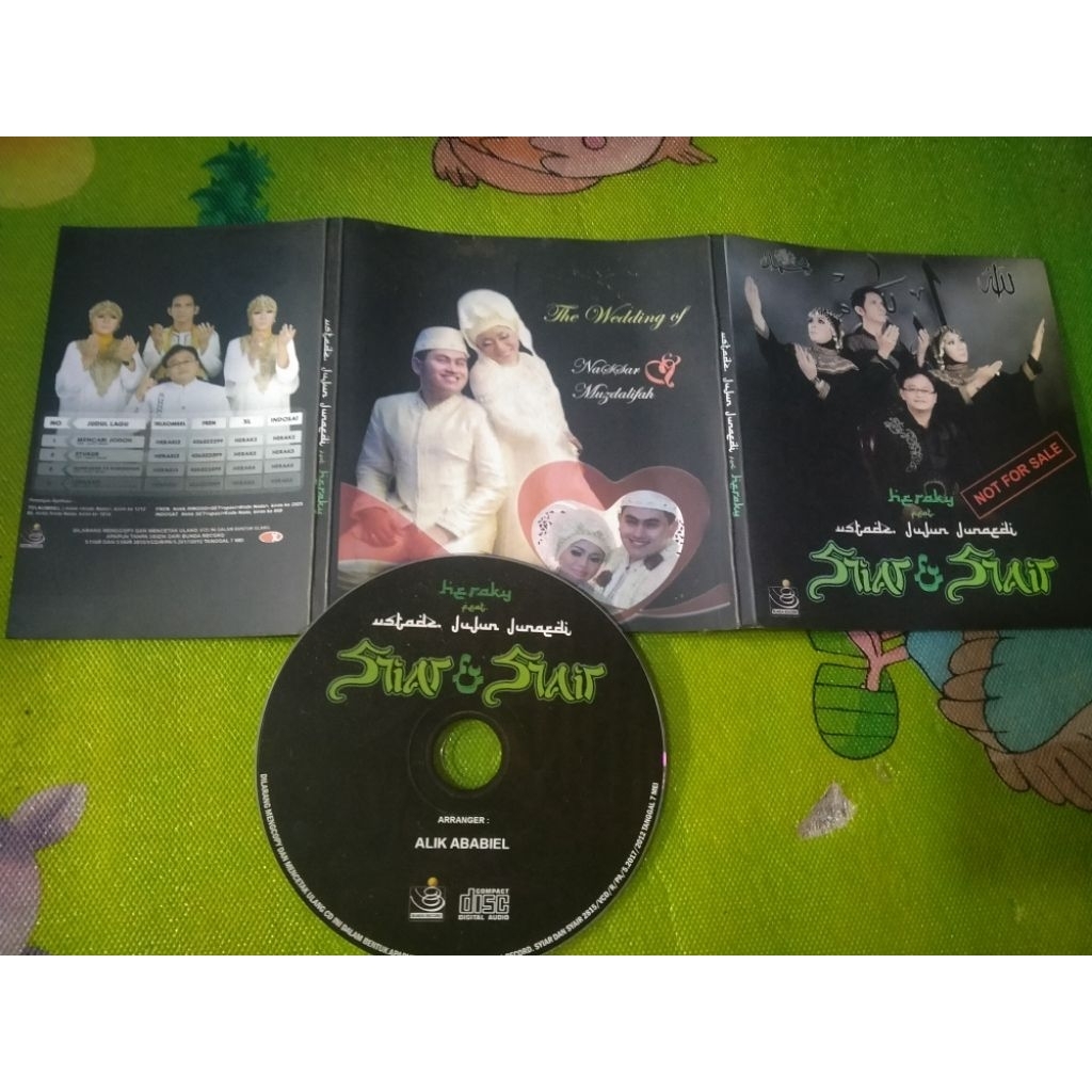 CD rare  pernikahan king nazar kdi & Musdalifah. isi 4 lagu & dakwah ust Jujun junaedi