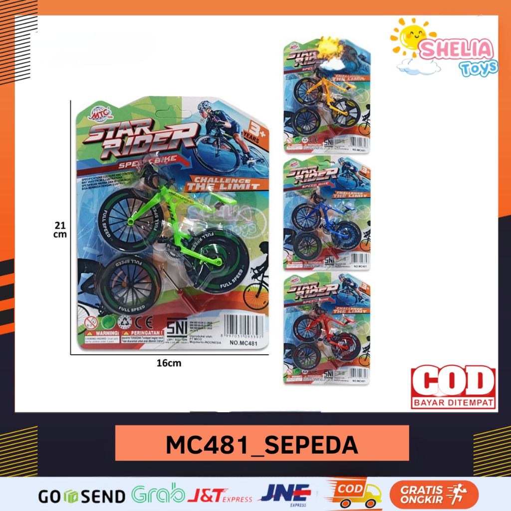 MC481-MAINAN SEPEDA ANAK STAR RIDER TRAIL OFFROAD | SEPEDA BIKE ANAK LAKI-LAKI