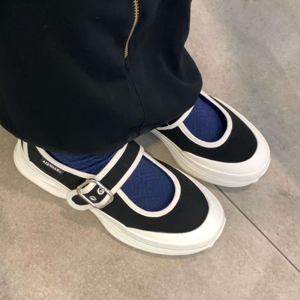 Preloved Airwalk Eunic Mary Jane Sneaker BNIB || Sepatu Wanita || Sneakers Sepatu Sekolah