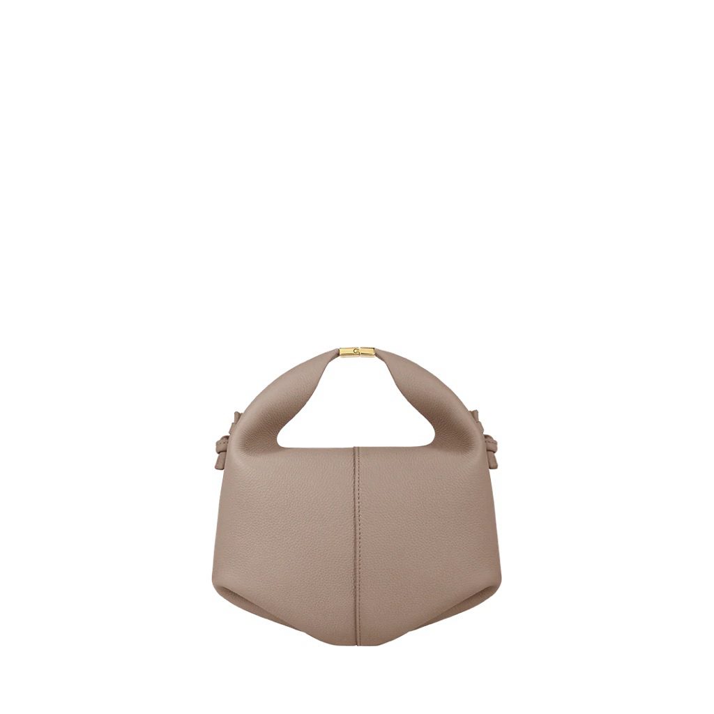 Polene - Textured Calfskin Beri - Taupe - PRELOVED 