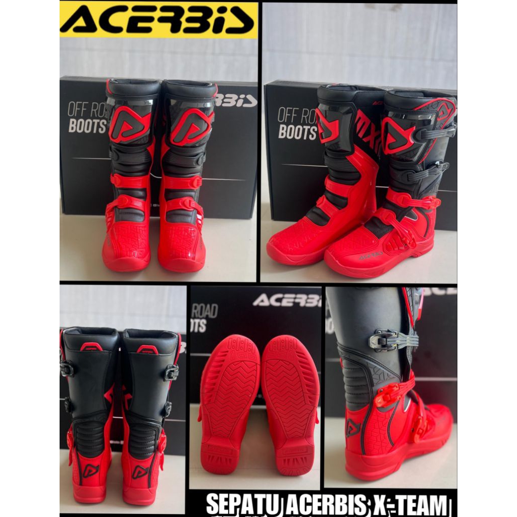 SEPATU ACERBIS TRAIL CROSS COWBOYS BOOTS BIKERS