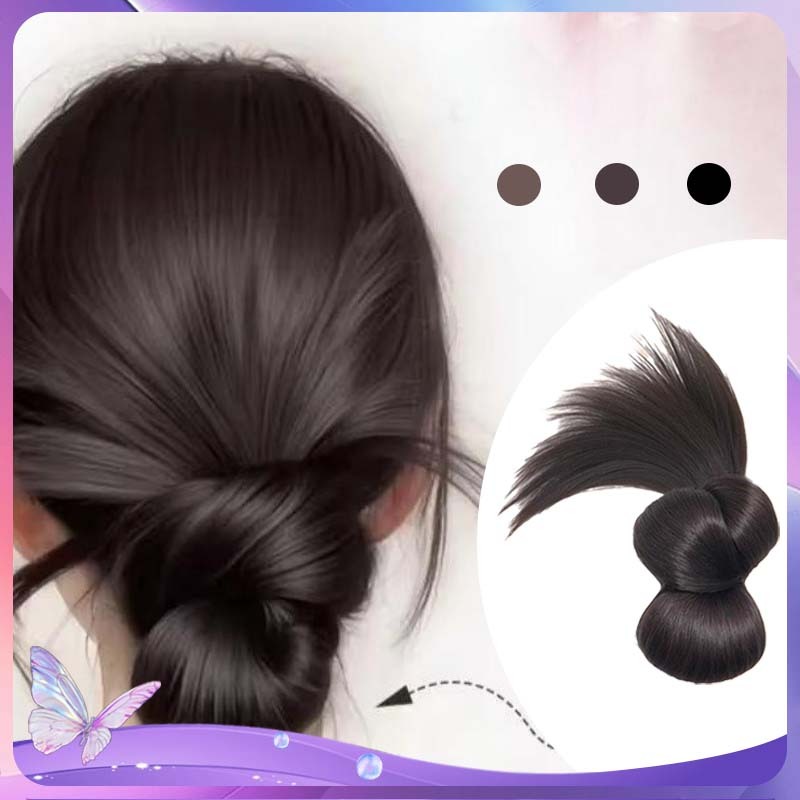 Wig Sanggul Cepol Wig Rambut Rambut Cepol Palsu Wanita Sanggul Rambut Palsu