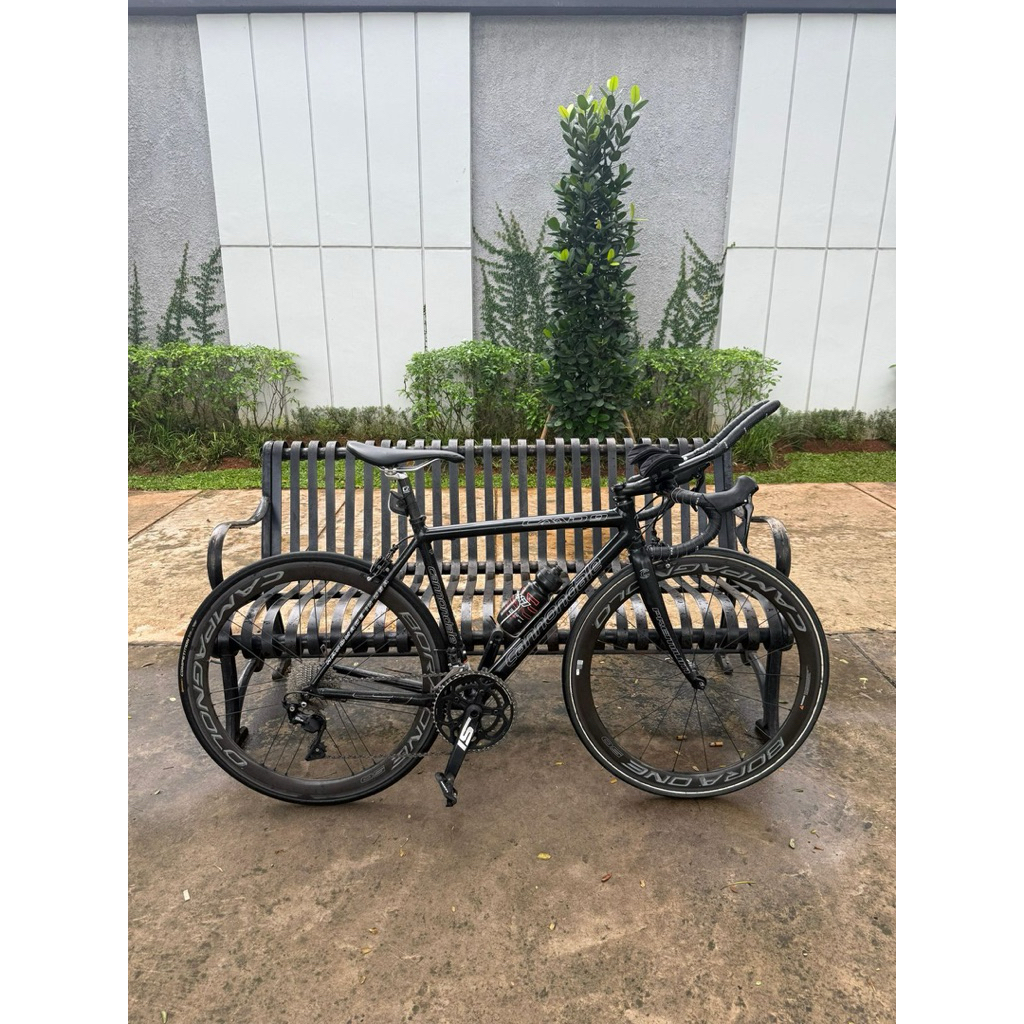 Frameset Cannondale CAAD 9 Size 50 Black Handmade in USA Outdoor Sepeda