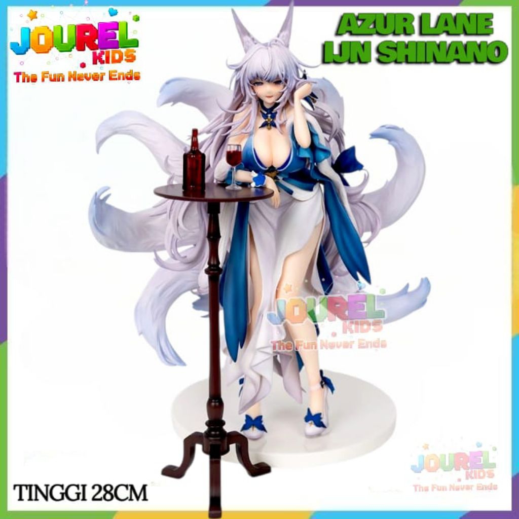 KOLEKSI Action Figures Azur Lane / Ijn Shinano Dreams Of The Hazy Moon Statue 28cm Perfect Grade