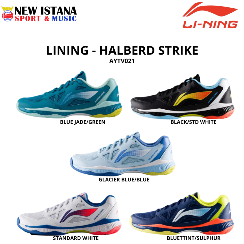 [FREE KAOS KAKI]Sepatu Badminton Lining Halberd Strike