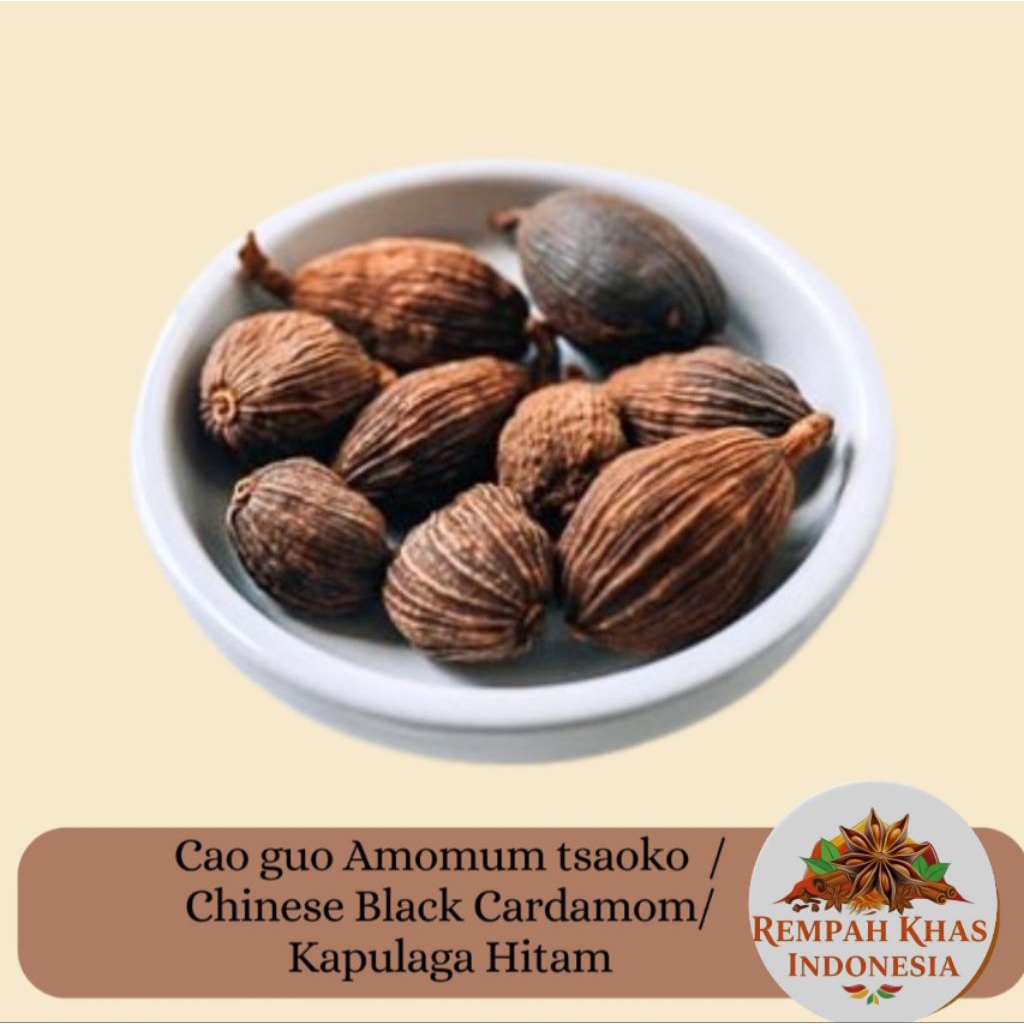 Black cardamon / kapulaga hitam utuh / cardamom