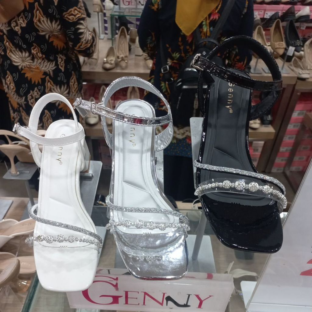 SANDAL HEELS WANITA MERK GENNY