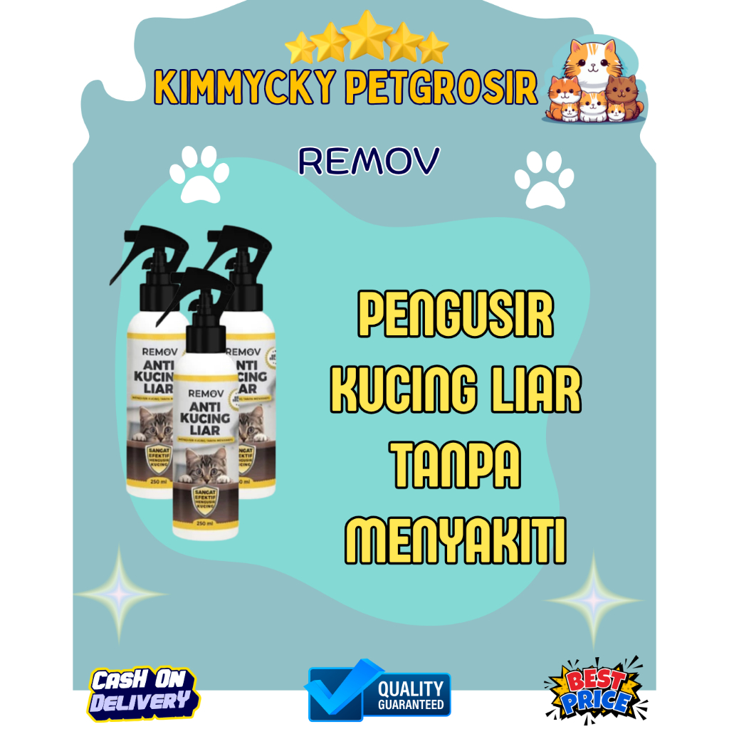 REMOV Spray Anti Kucing Liar 250ml / Anti Kucing Pup Pipis Sembarangan