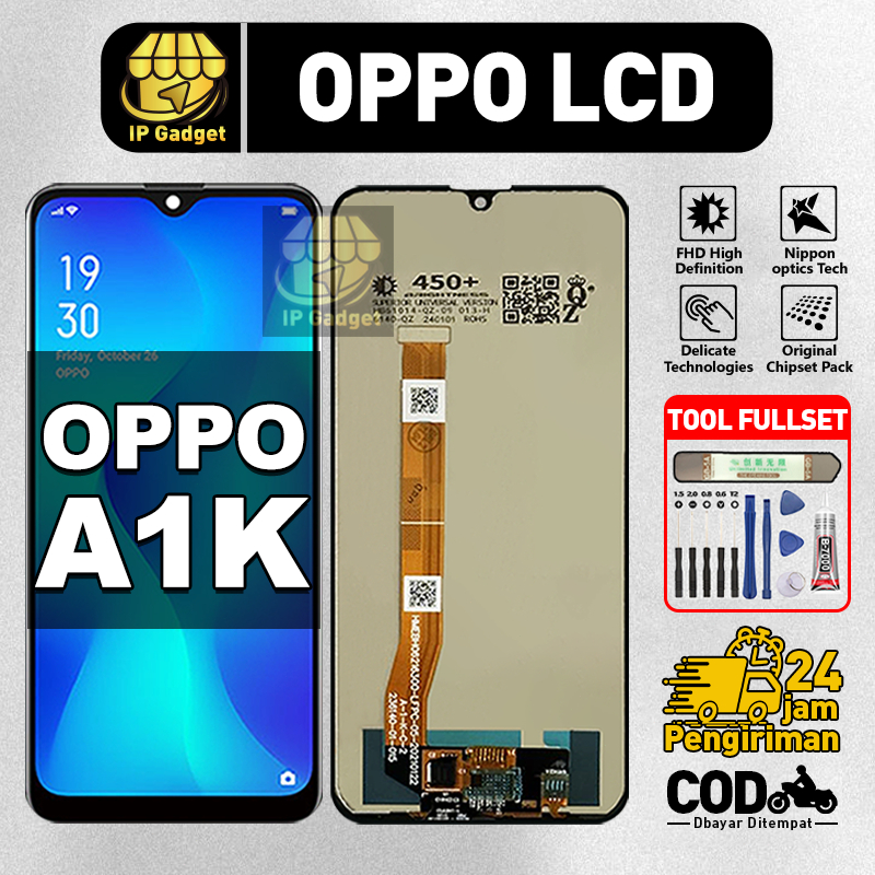 ORI FOR LCD OPPO A1K Fullset Original LCD HP OPPO A1K Asli Touchscreen Layar Sentuh HP COD
