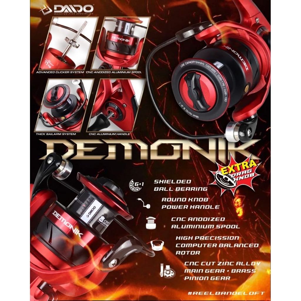 Reel Daido Demonik Power Handle