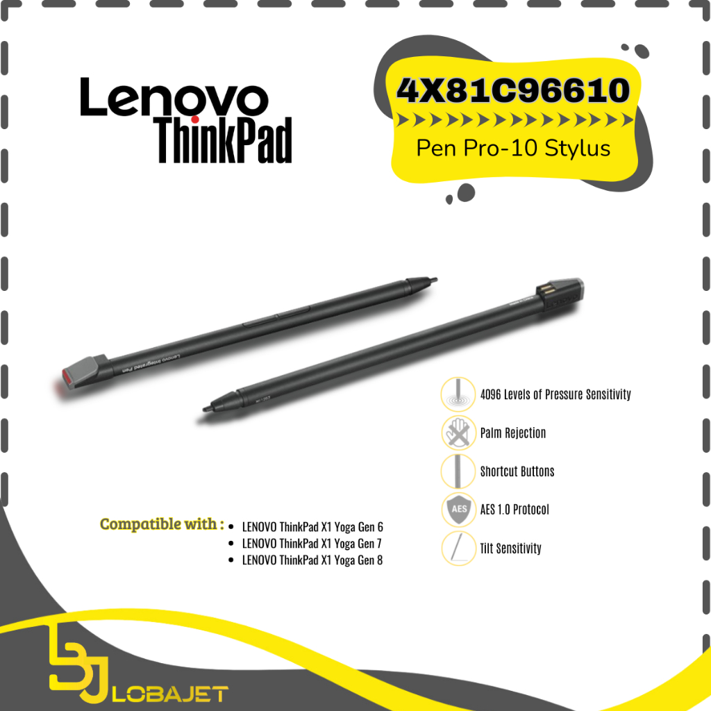 LENOVO ThinkPad Pen Pro-10 Stylus for X1 Yoga 6th Gen Notebook