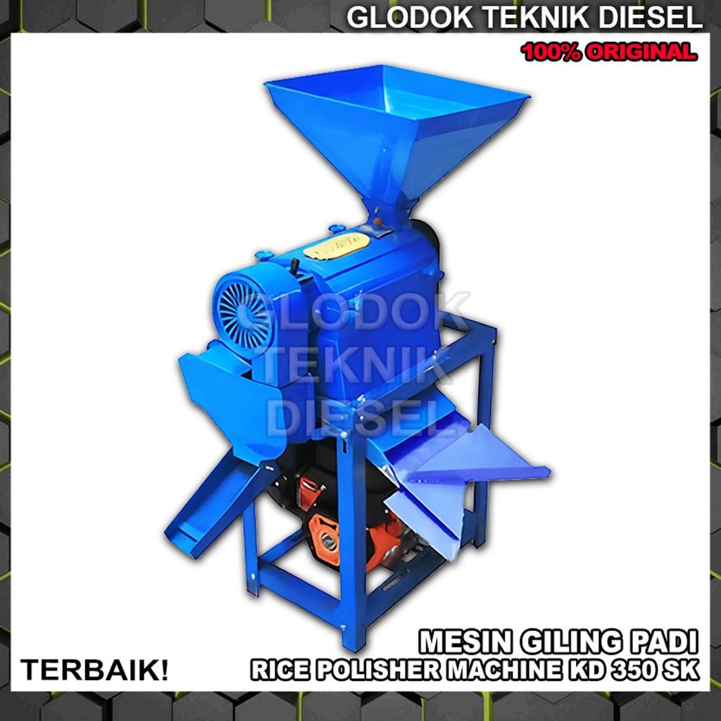 Mesin Penggiling Padi MAHKOTA KD350SK / Rice Polisher Beras Kebi Mini KD 350 SK - Mesin Giling Poles