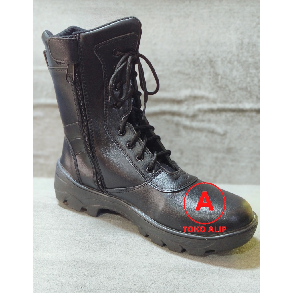 Sepatu PDL Kulit - Sepatu Lapangan Kulit - Sepatu Kulit - Sepatu PDL Satpam - Sepatu PDL Security