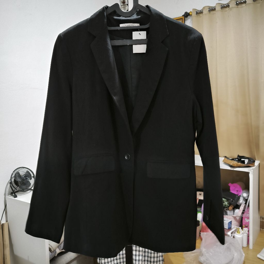 Jas Hitam Formal Wanita Original Valino no 14 Tebal High Quality Second