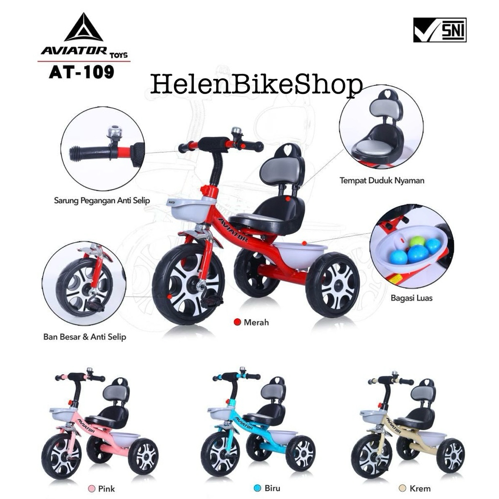 Sepeda roda 3 Aviator