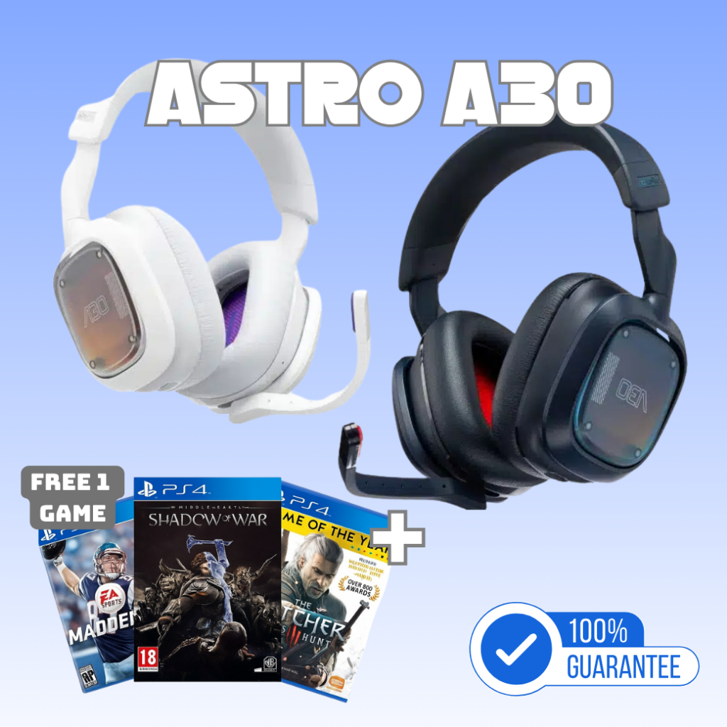 SPECIAL BUNDLE HEADSET GAMING FREE BD GAME RELOVE/ Logitech / Astro A30 / LIGHTSPEED Wireless Gaming