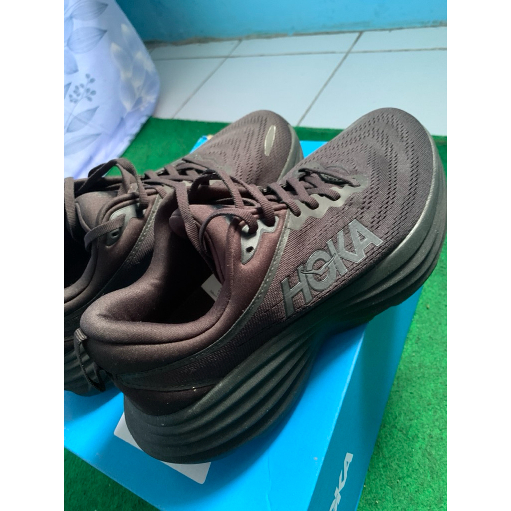 HOKA Bondi 8 Men Original / Bekas / Second Used / Running Shoes / Sepatu Jogging