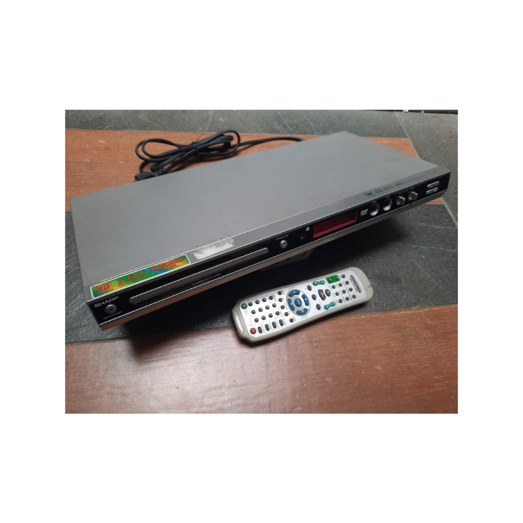 DVD Player SHARP  DV-SL800W ( PERLU SERVICE / Kanibalan ), MP3, CD, CDRW, Karaoke