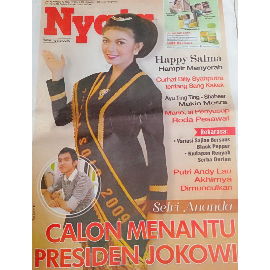 Tabloid Nyata Tahun 2015 Cover Selvi Ananda