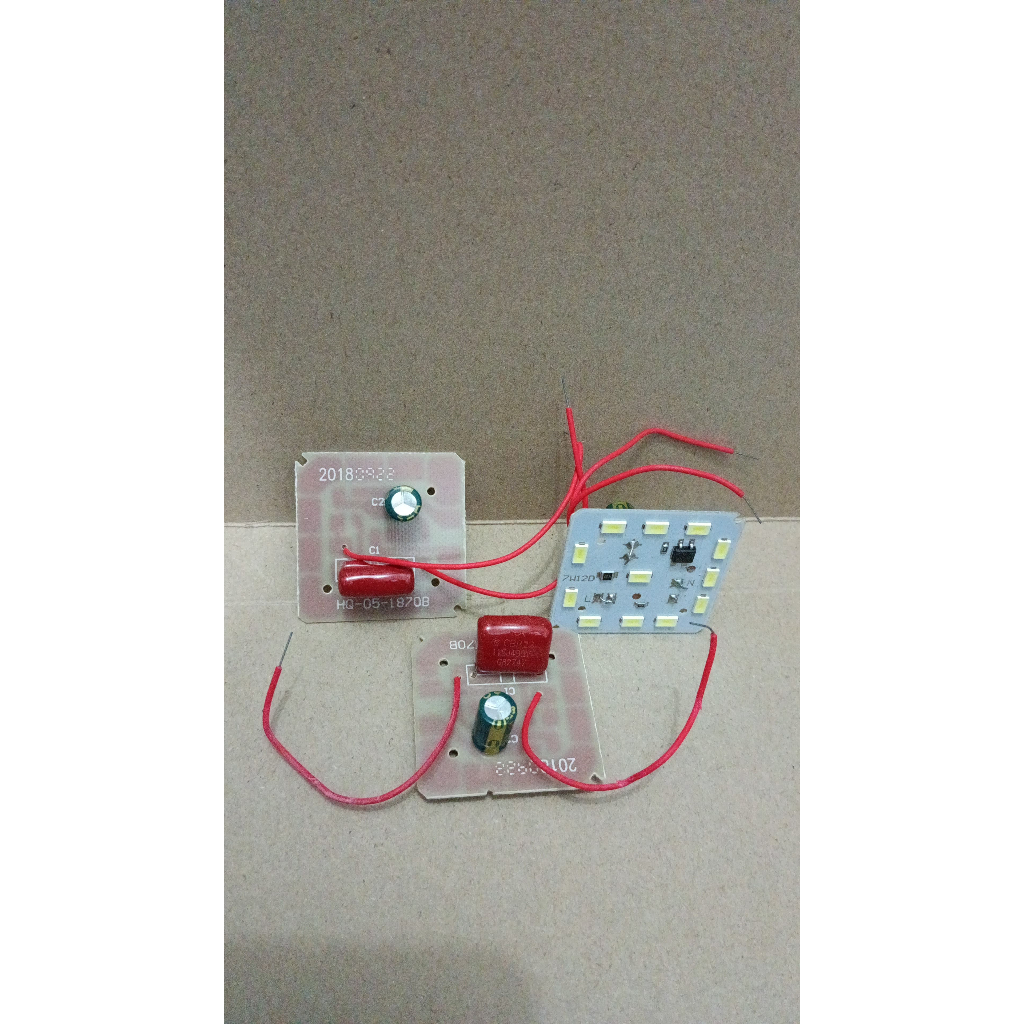 6900 pcb komponen lampu led 220v ac 220vac 220 volt ac 12watt 12 watt