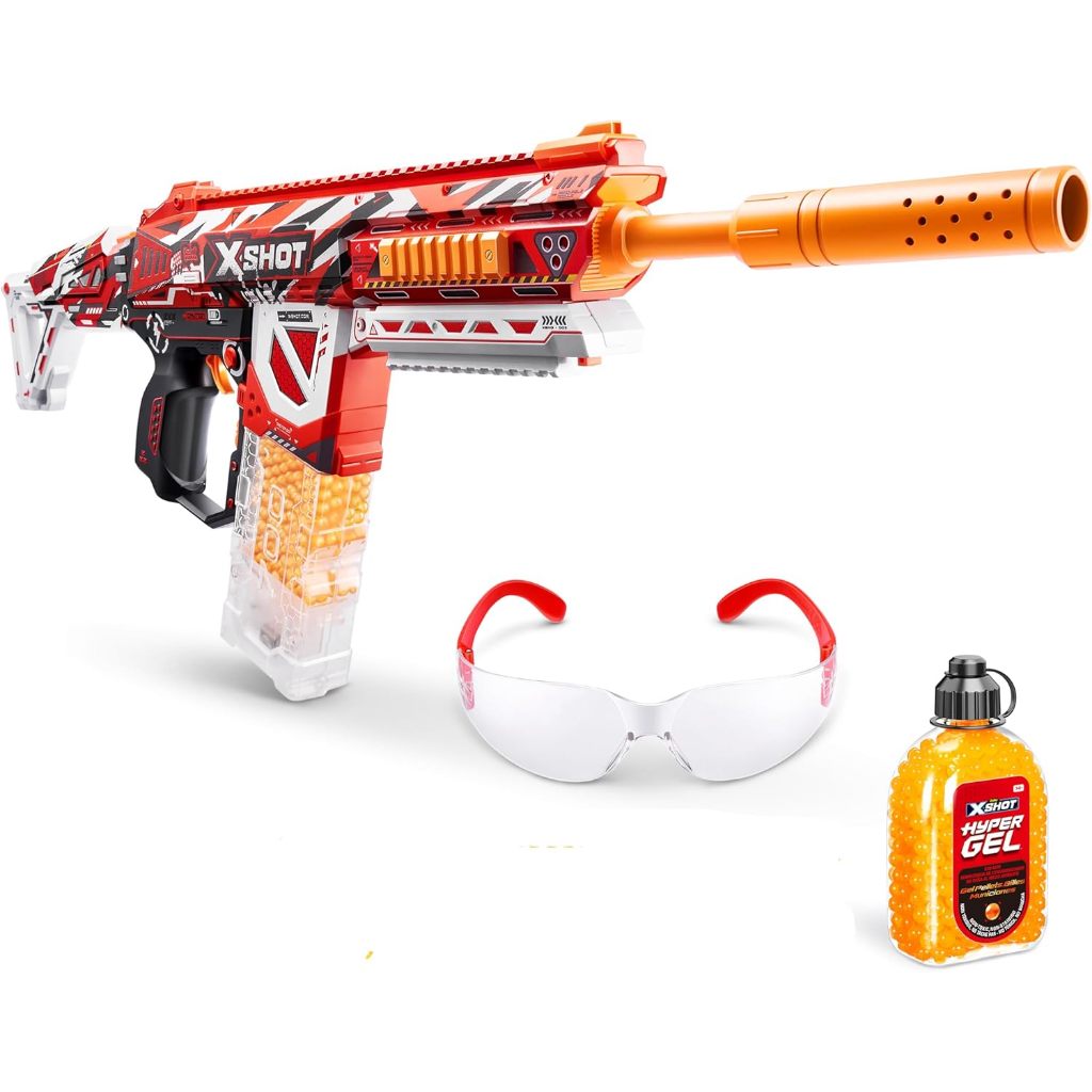 XSHOT Hyper Gel HPG-700 Blaster, Semi and Fully Automatic Gel Blaster & 20,000 Hyper Gel Pellets