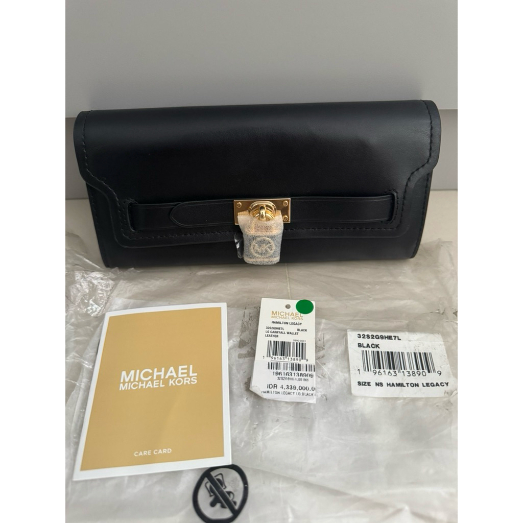 MK Hamilton Legacy Wallet Black