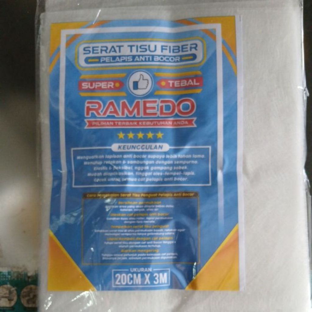 Serat Tisu Fiber Pelapis Anti Bocor