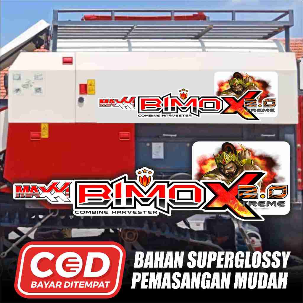 STIKER MAXXI COMBINE XTREME 2.0 HARVESTER STIKER COMBINE BIMO XTREME 2.0 - MAXXI BIMO