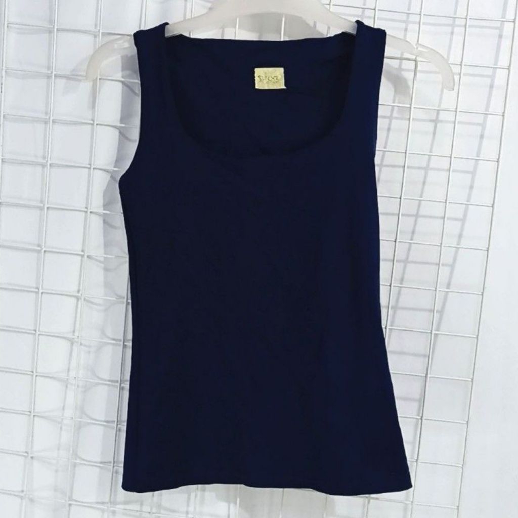 Tanktop Dalaman Outer Biru Dongker