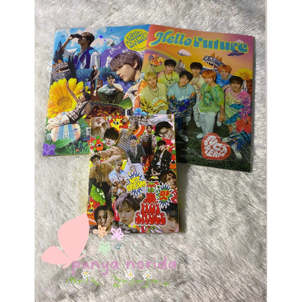 (OFICIAL) Only Album Nct Dream Hot Sauce Hello Future + folded Poster + Stiker