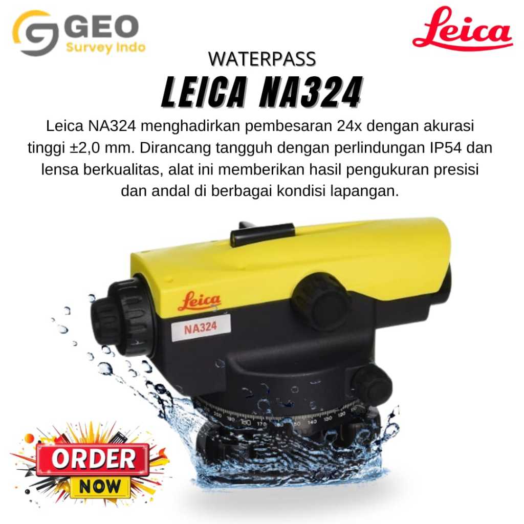 Automatic Level Leica NA324 | Leica NA324 | Waterpass Leica-Garansi Resmi
