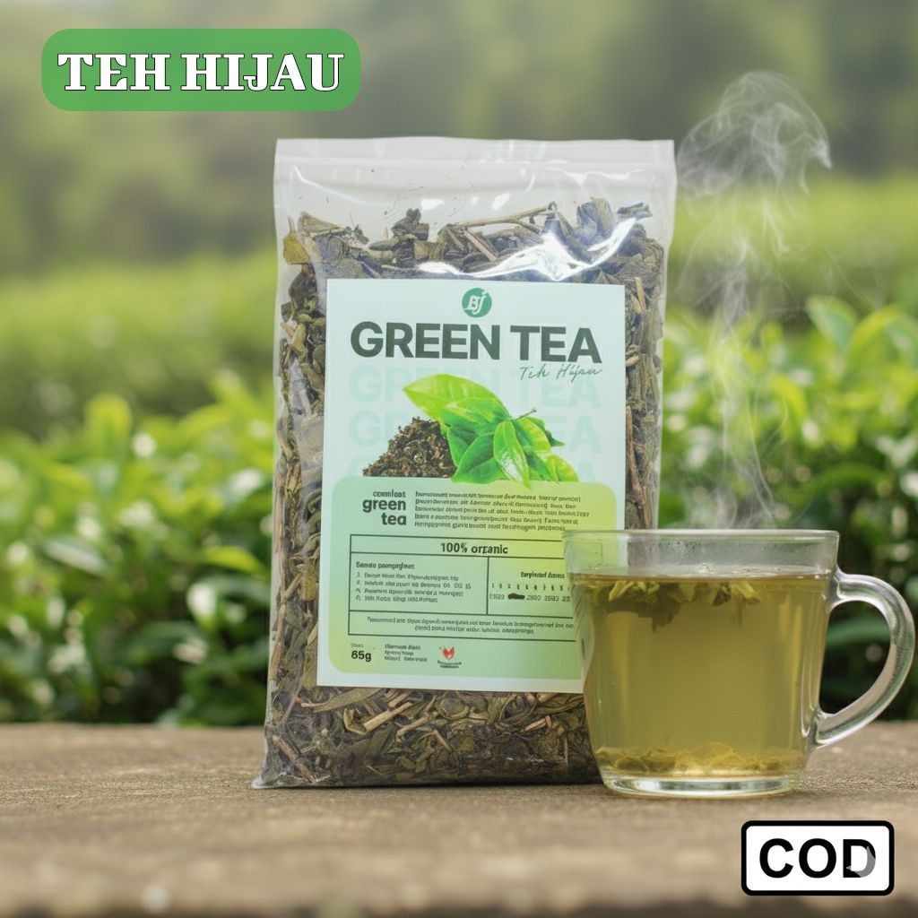 Teh Hijau Organik Green Tea - Teh Hijau Curah Alami