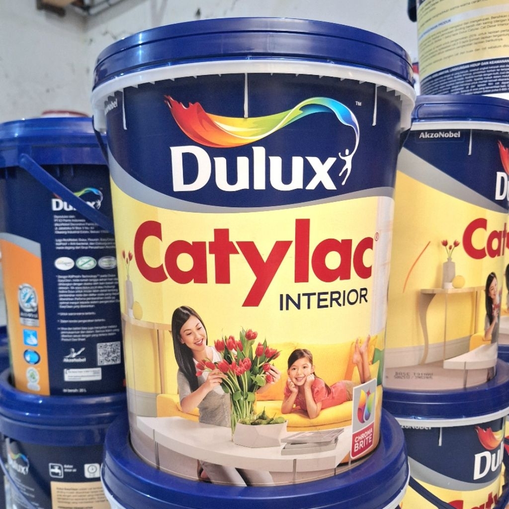 Cat Tembok Dulux Catylac Interior 25kg Mixing (semua warna ada) / cat dinding dalam