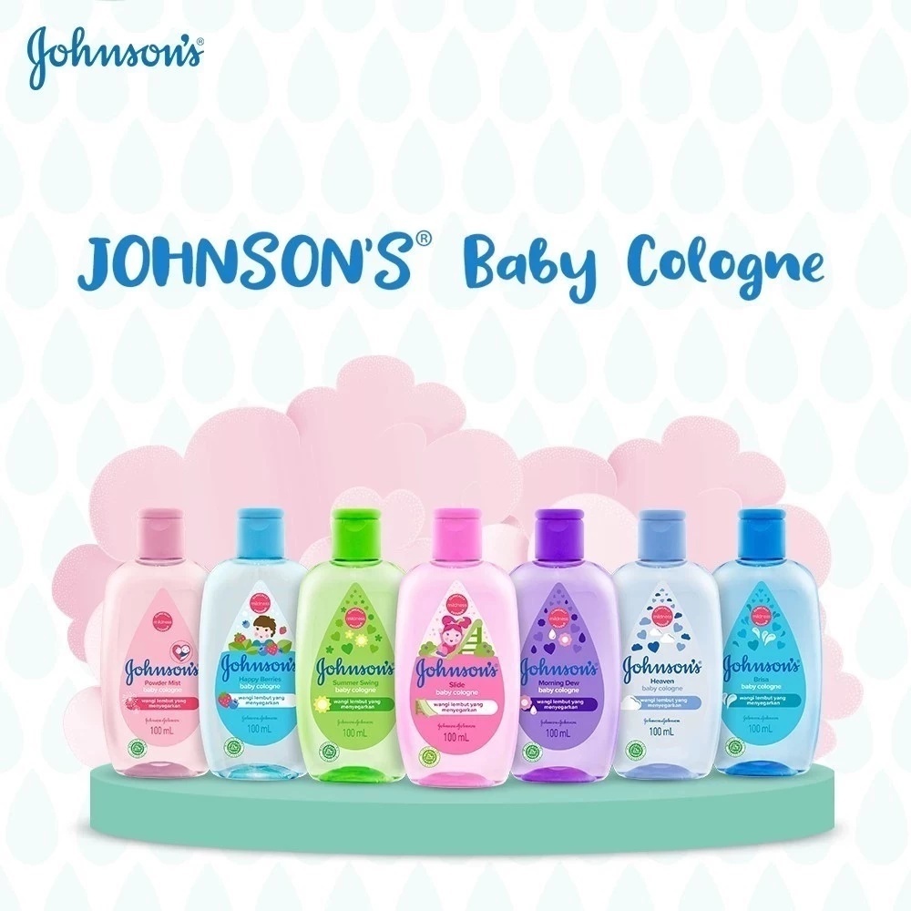 JOHNSON'S Cologne Baby 100ml - Johnson's Minyak Wangi Bayi Aroma Lembut | Parfum bayi