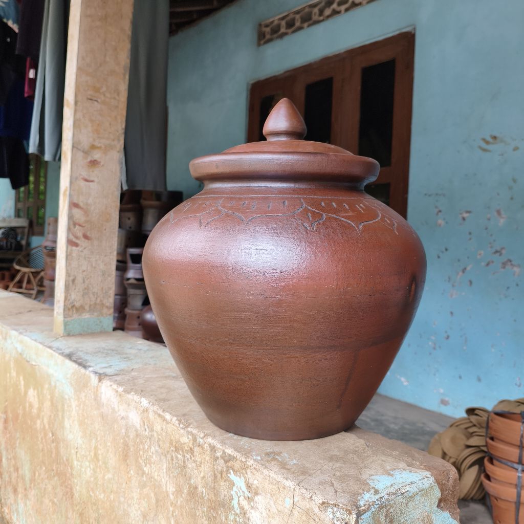 Gentong Siraman Gentong Beras 20 Liter Free Packing Kayu