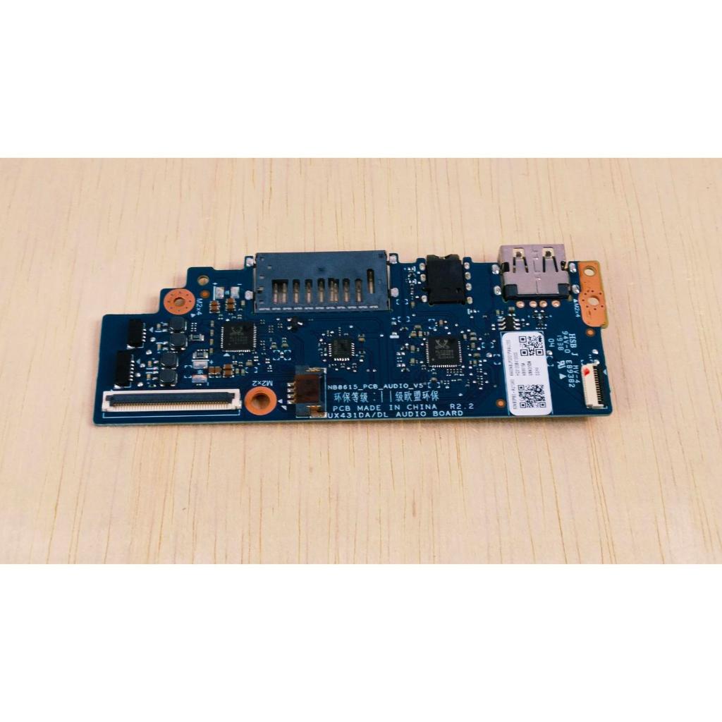 USB Audio Card Reader Board Laptop Asus Zenbook 14 UX431 UX431DA