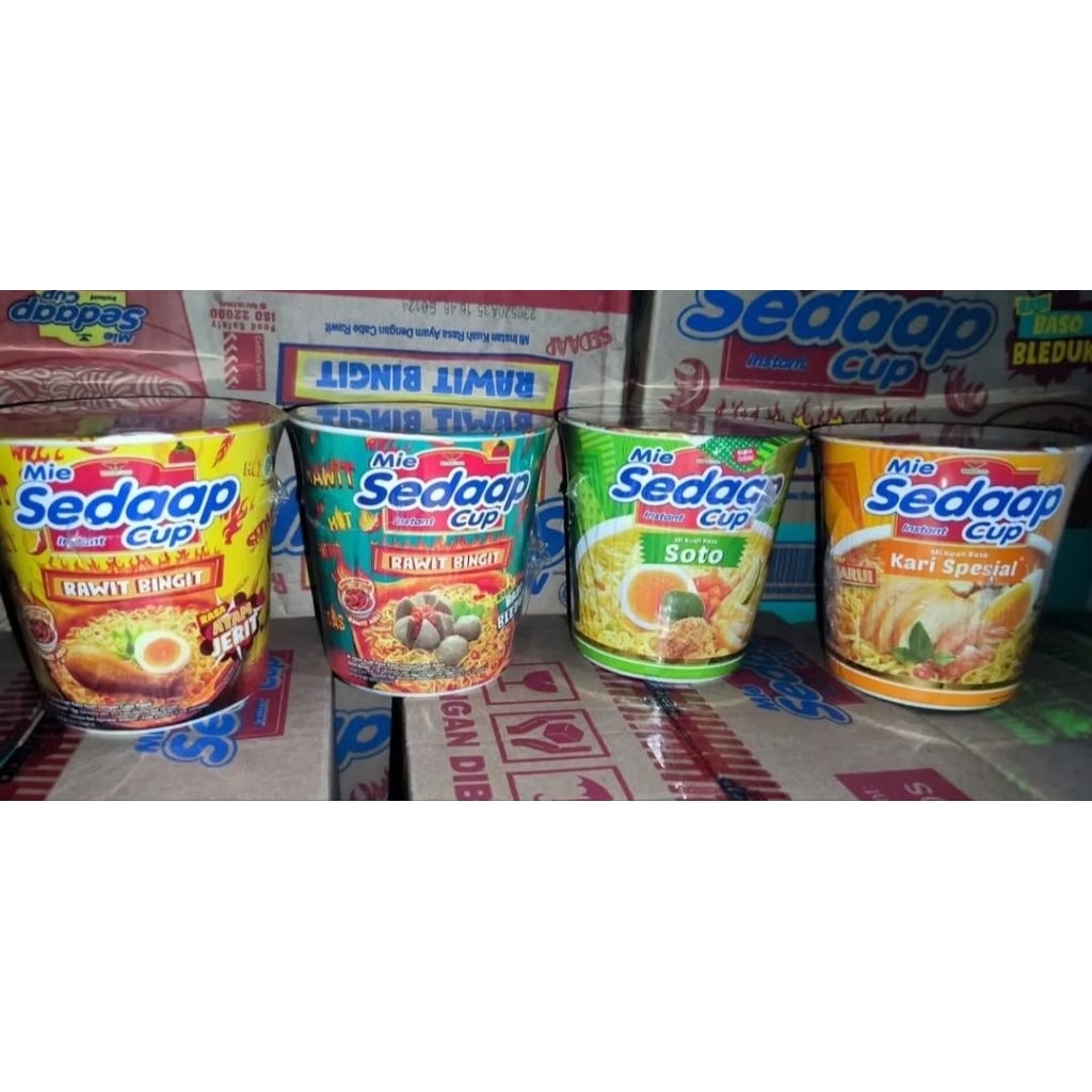 MIE CUP SEDAAP KUAH ALL VARIAN RASA