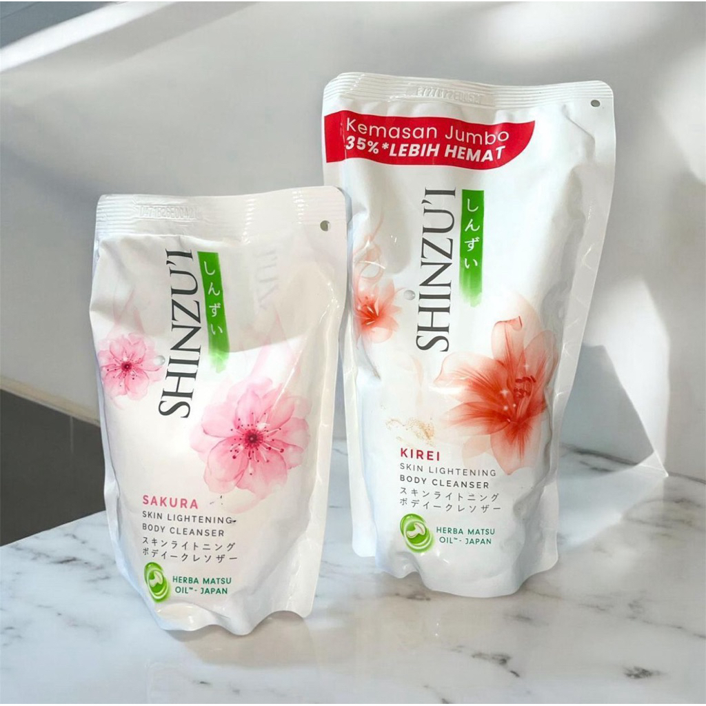 SHINZUI REFILL POUCH 800ML SABUN MANDI CAIR SHINZUI REFFILL 800ML JUMBO