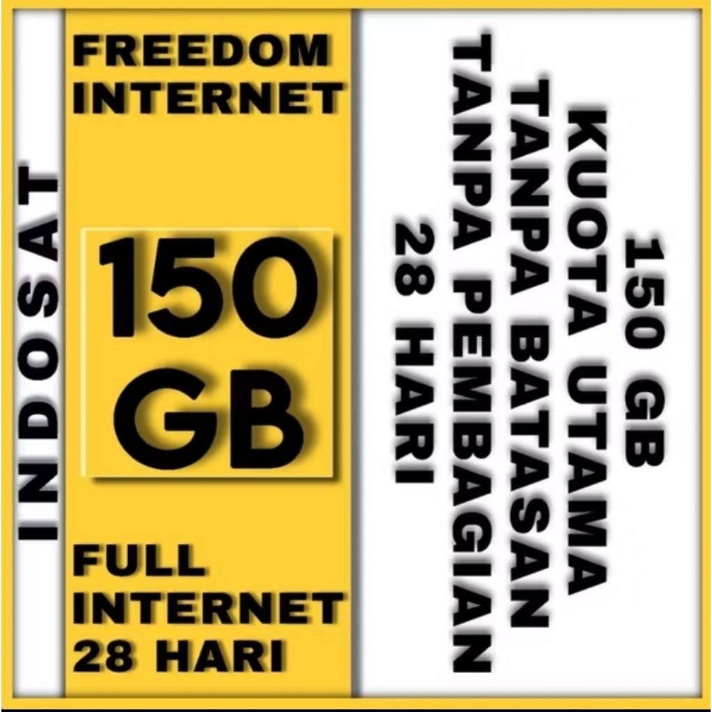 ISI ULANG KUOTA INDOSAT IM3 150 GB PROMO TERMURAH