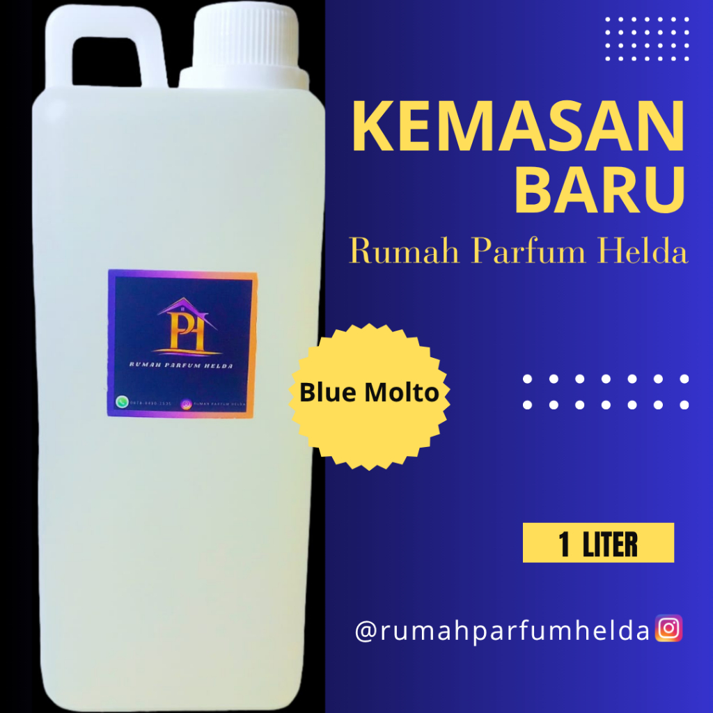 Parfum Laundry Aroma Blue Molto Rumah Parfum Helda // Parfum Laundry 1Ltr Tahan Lama