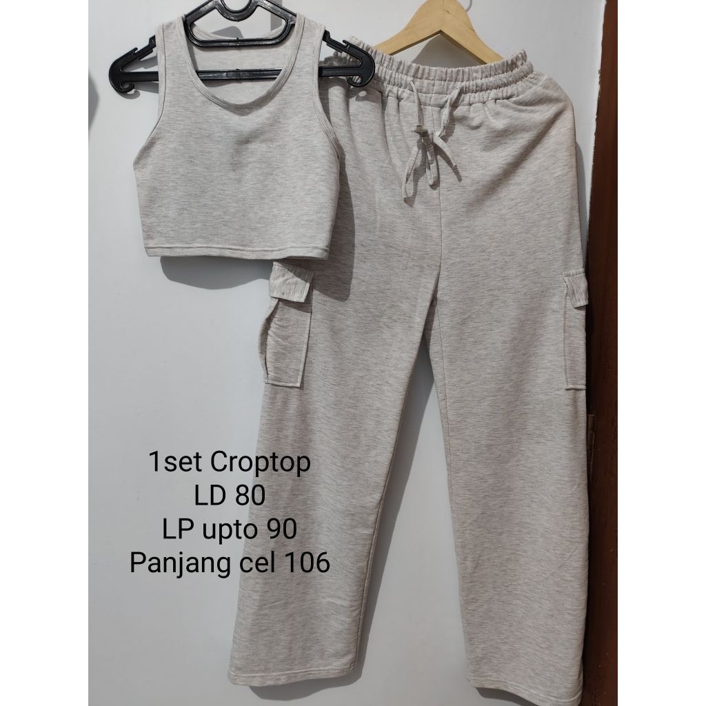 SETELAN WANITA PRELOVED / BAJU PRELOVED / BAJU SET CELANA PRELOVED / SET PAKAIAN TIDUR WANITA
