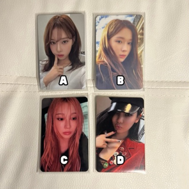 [PHOTOCARD] AESPA GISELLE WINTER NINGNING richman dirty work anniversary 2nd album pob ld md
