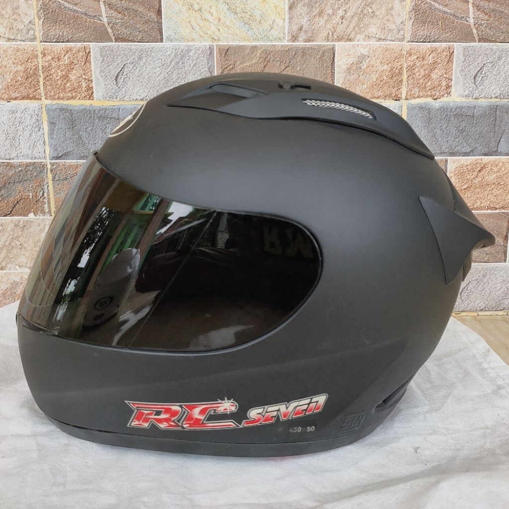 Helm kyt rc7 hitam doff