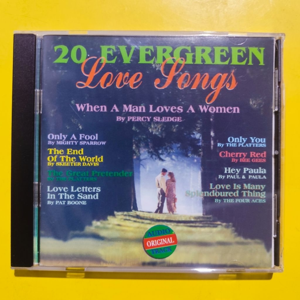 CD Original 20 EVERGREEN LOVE SONGS